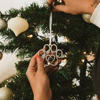 Personalisiertes rosa Schneeflocken-Foto-Ornament Weihnachtsgeschenke