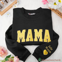 Sweat-shirt/T-shirt personnalisé pour maman avec application pailletée 