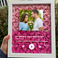 Couverture d'album de musique personnalisée, cadre de chanson rose 