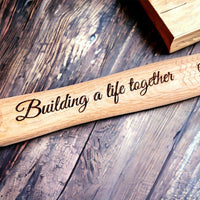 Maßband-Hammer-Set, personalisierte Geschenke zum Vatertag, Jahrestagsgeschenk