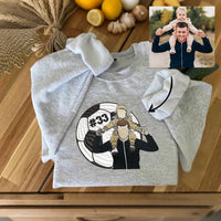 Chemise brodée pour le premier papa | Chemise personnalisée pour les nouveaux pères | T-shirt personnalisé avec photo de papa | Cadeau pour les nouveaux pères