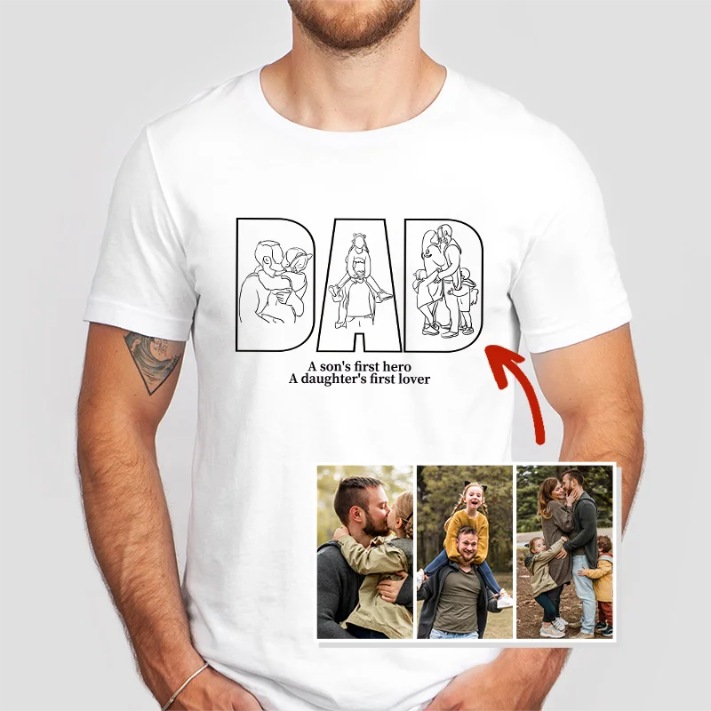 Papas Liebe hält ewig – Personalisiertes besticktes Sweatshirt zum Vatertag