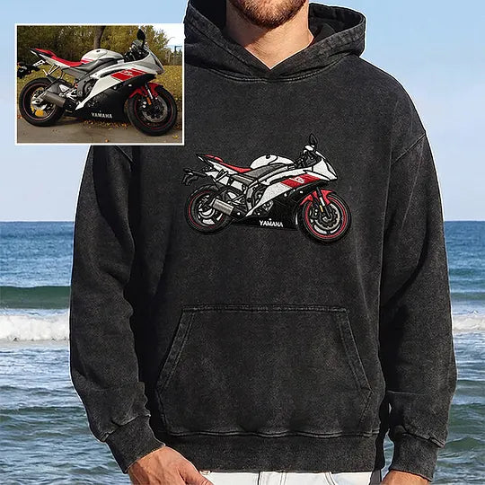 Maßgefertigte, mit Autos bestickte Rundhalspullover & Hoodies – Das perfekte Geschenk für Autoliebhaber, Väter und Ehemänner