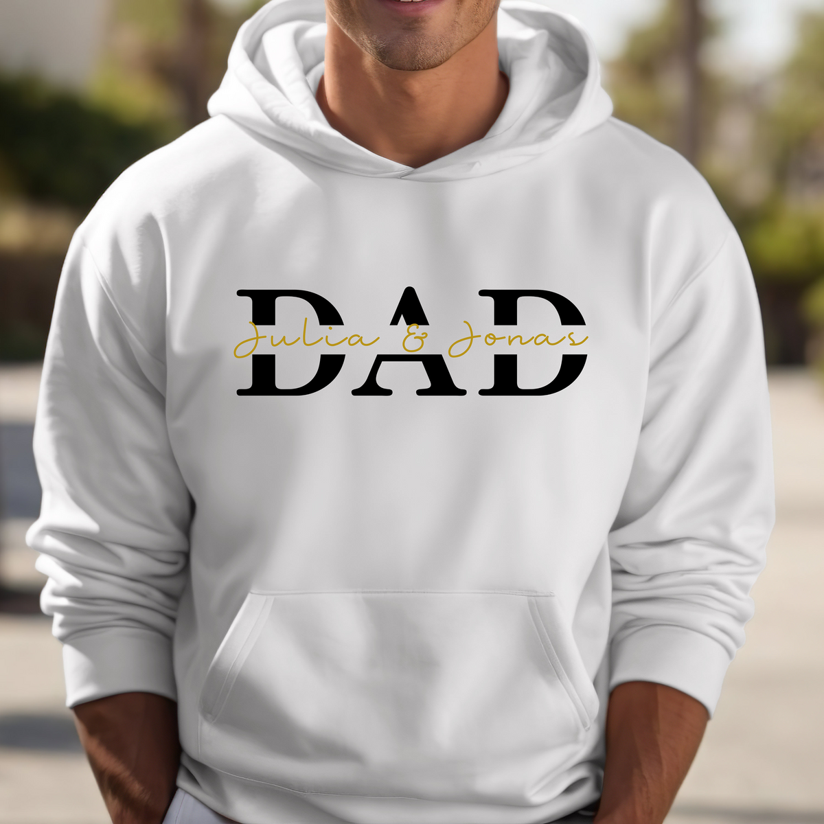 Bester Papa aller Zeiten - Personalisiertes Cooles Papa-Sweatshirt - Alles Gute zum Vatertag