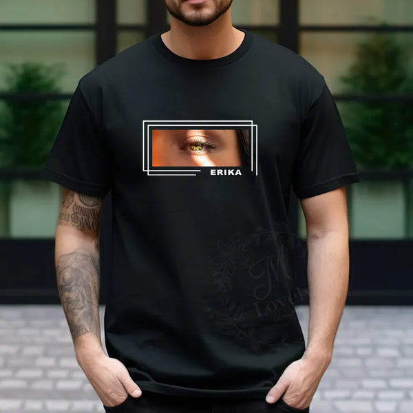 Einzigartiges benutzerdefiniertes Augen-T-Shirt