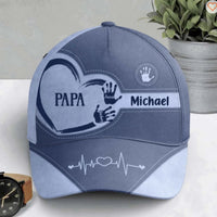 Opa Papa Kinder Handabdrücke - Personalisierte Classic Cap