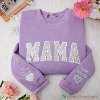 Sweat-shirt/T-shirt personnalisé pour maman avec application pailletée 