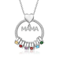 Muttertagsgeschenk Personalisierte Familienliebe-Halskette für Mama/DaD/Nana