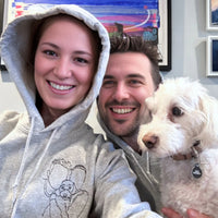 Individuell besticktes T-Shirt, Sweatshirt mit Mama-Porträt