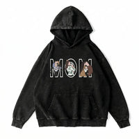 Individuell besticktes Foto T-Shirt, Sweatshirt, Hoodie, personalisiertes Familienporträt – Geschenk zum Vatertag oder Muttertag für Mama und Papa