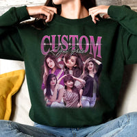 Muttertagsgeschenk Individuelle Retro-Sweatshirts Passen Sie Ihr eigenes 90er-Jahre-Retro-Sweatshirt an