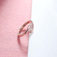 Ring mit individueller Gravur "Hugging Me"