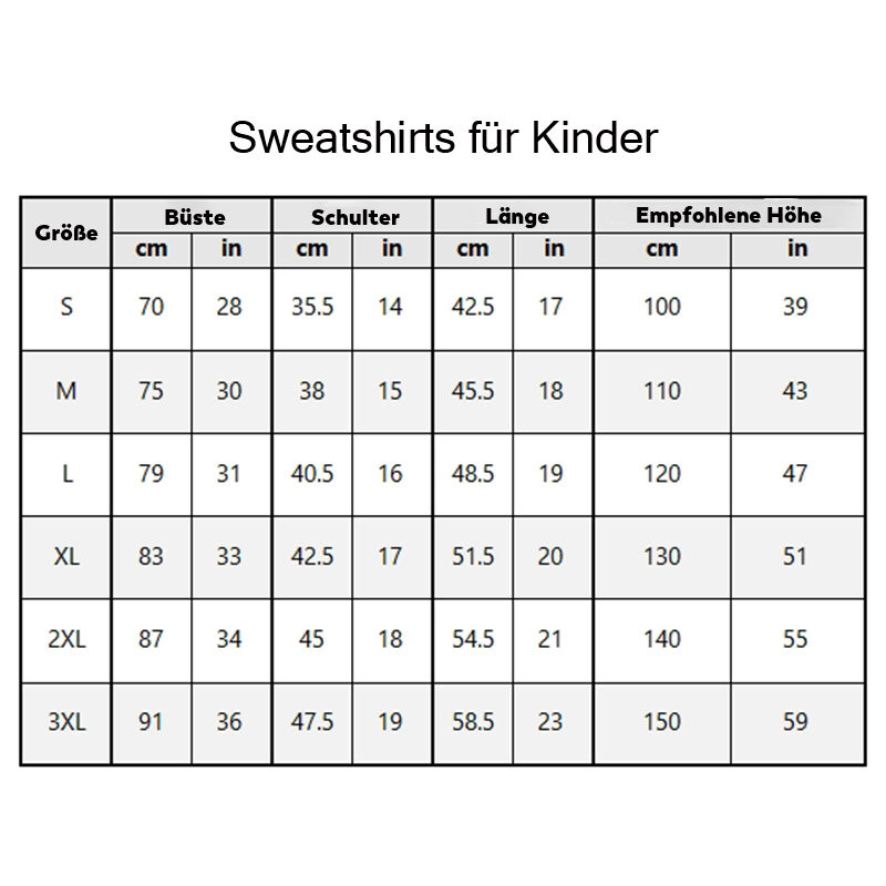 Personalisiertes Sweatshirt für Kinder mit gesticktem Namen und Namen der Familie Warme Geschenke für Kinder