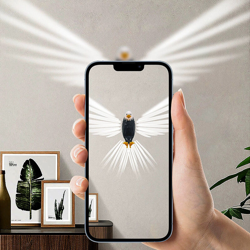 Tier Projektion Adler Lampe wiederaufladbare magnetische Nachtlicht kreatives Geschenk für Freunde