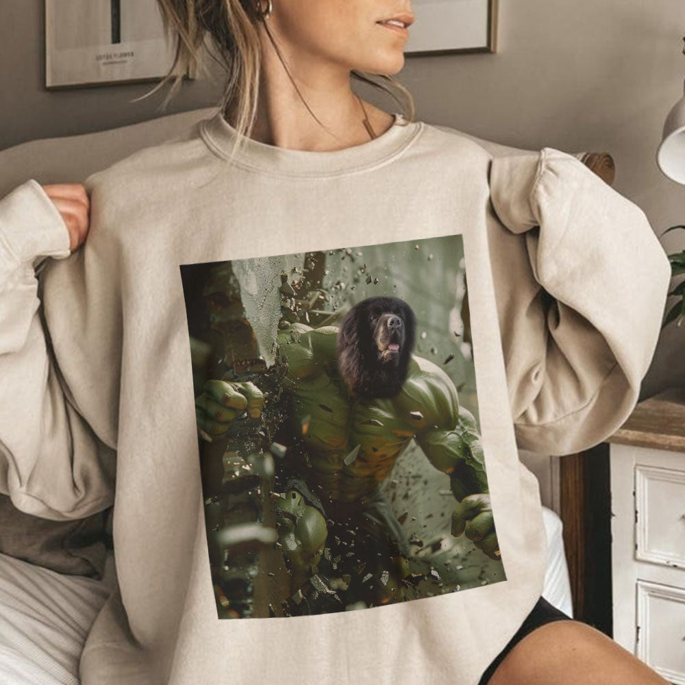 Superhelden, individuelle Hundeportraits, Haustierportrait-Sweatshirts, lustige Geschenke für Tierliebhaber, Tierkunst