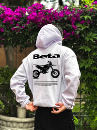 Personalisiertes Motorrad-Foto-T-Shirt & Hoodie – Individuelles Design mit Name & Bike, Schwarz-Weiß-Druck für Biker