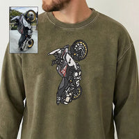 Maßgefertigte, mit Autos bestickte Rundhalspullover & Hoodies – Das perfekte Geschenk für Autoliebhaber, Väter und Ehemänner