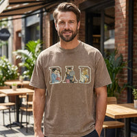 Individuell besticktes Foto T-Shirt, Sweatshirt, Hoodie, personalisiertes Familienporträt – Geschenk zum Vatertag oder Muttertag für Mama und Papa