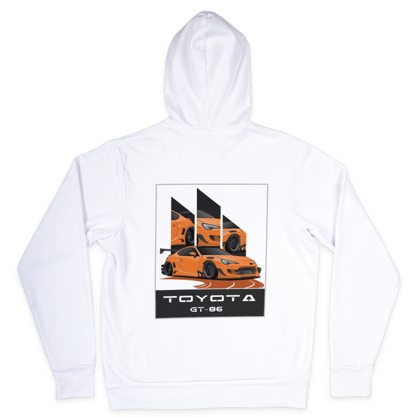 Aangepaste Triple Track Star Retro Grafische Auto T-shirt Sweatshirt Hoodie – Achterkant