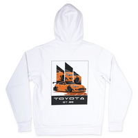 Aangepaste Triple Track Star Retro Grafische Auto T-shirt Sweatshirt Hoodie – Achterkant
