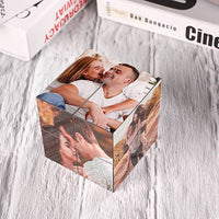 Benutzerdefinierter Unendlichkeits-Fotowürfel, Multi-Foto-Rubix-Würfel, kreative Geschenke für die Liebe