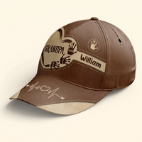 Opa Papa Kinder Handabdrücke - Personalisierte Classic Cap