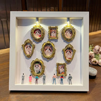 Maßgefertigte Mini-Museums-Schattenbox für Haustiere