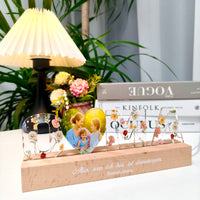 Personalisierte Brief Lampe benutzerdefinierte Foto Muttertagsgeschenk（nachhaltig hergestellt)