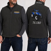 Bestickte Softshell-Weste mit individuellem Traktorenmotiv - Geschenk für Landwirte & Traktorenliebhaber