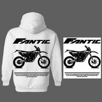 Personalisiertes Motorrad-Foto-T-Shirt & Hoodie – Individuelles Design mit Name & Bike, Schwarz-Weiß-Druck für Biker