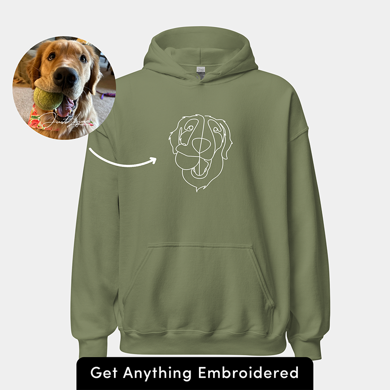 Weihnachtsgeschenke Geschenke für Haustierliebhaber, individuell besticktes Sweatshirt und Kapuzenpullover