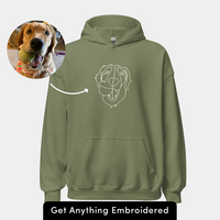 Weihnachtsgeschenke Geschenke für Haustierliebhaber, individuell besticktes Sweatshirt und Kapuzenpullover