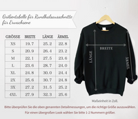 Papas Liebe hält ewig – Personalisiertes besticktes Sweatshirt zum Vatertag