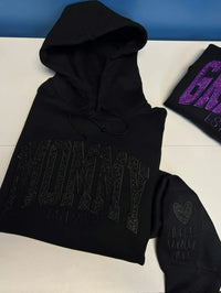 Sweat-shirt/T-shirt personnalisé pour maman avec application pailletée 