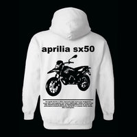 Personalisiertes Motorrad-Foto-T-Shirt & Hoodie – Individuelles Design mit Name & Bike, Schwarz-Weiß-Druck für Biker