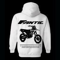 Personalisiertes Motorrad-Foto-T-Shirt & Hoodie – Individuelles Design mit Name & Bike, Schwarz-Weiß-Druck für Biker