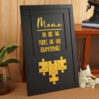 Personalisierte Muttertag Puzzle Zeichen | Mama Du bist das Puzzle, das uns zusammenhält | Muttertag Geschenk