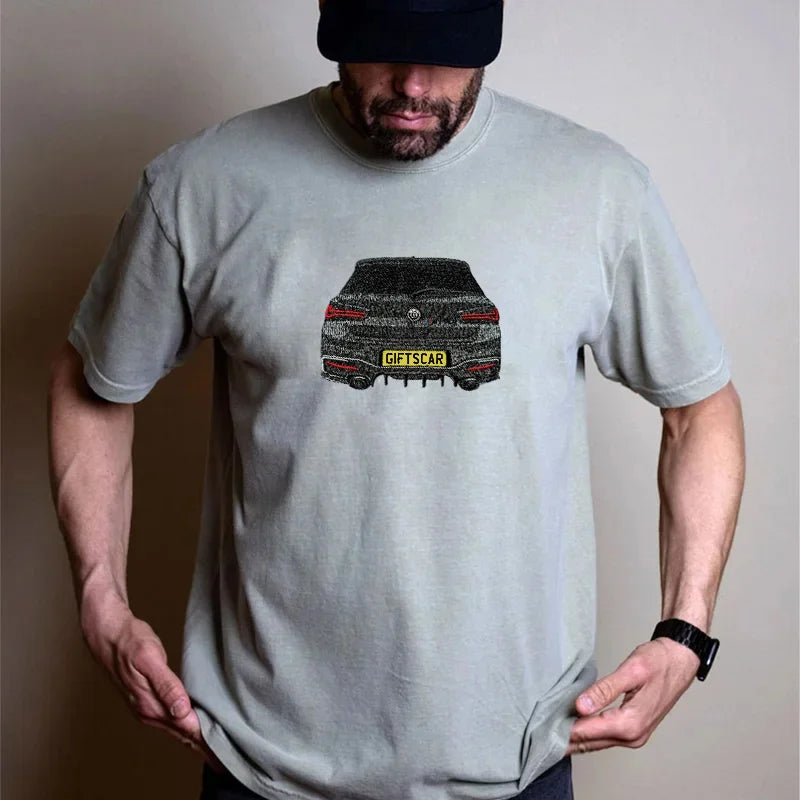 Sweat à capuche de voiture brodé personnalisé, le cadeau parfait pour les amateurs de voitures. Sweat-shirt brodé personnalisé, cadeau papa