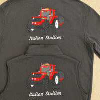 Bestickte Softshell-Weste mit individuellem Traktorenmotiv - Geschenk für Landwirte & Traktorenliebhaber
