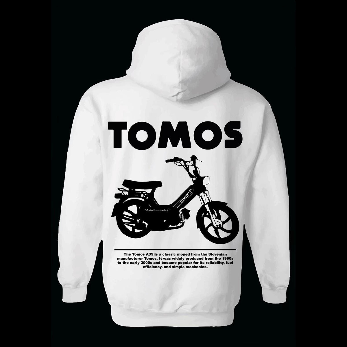 Personalisiertes Motorrad-Foto-T-Shirt & Hoodie – Individuelles Design mit Name & Bike, Schwarz-Weiß-Druck für Biker