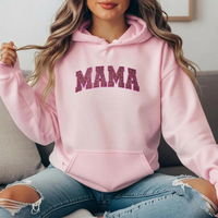 Sweat-shirt/T-shirt personnalisé pour maman avec application pailletée 
