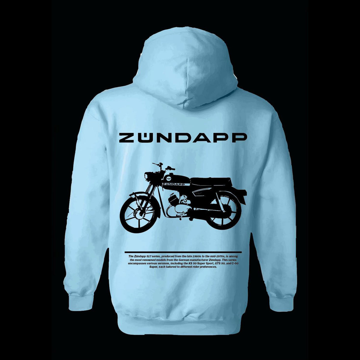 Personalisiertes Motorrad-Foto-T-Shirt & Hoodie – Individuelles Design mit Name & Bike, Schwarz-Weiß-Druck für Biker