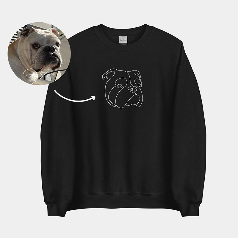 Weihnachtsgeschenke Geschenke für Haustierliebhaber, individuell besticktes Sweatshirt und Kapuzenpullover