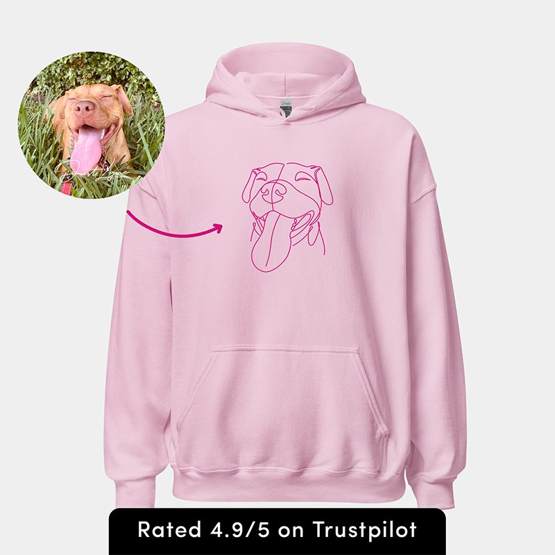 Weihnachtsgeschenke für Paare Geschenke für Haustierliebhaber, individuell besticktes Sweatshirt und Kapuzenpullover