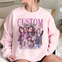 Muttertagsgeschenk Individuelle Retro-Sweatshirts Passen Sie Ihr eigenes 90er-Jahre-Retro-Sweatshirt an