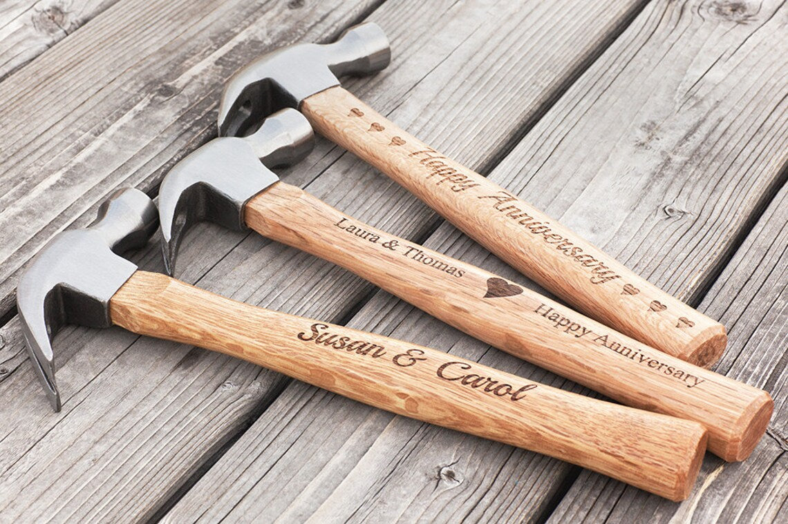 Maßband-Hammer-Set, personalisierte Geschenke zum Vatertag, Jahrestagsgeschenk