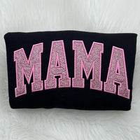 Individuelles Mama-Sweatshirt/T-Shirt mit Glitzer-Applikation