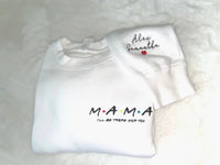 Individuell besticktes Sweatshirt, Mama besticktes Sweatshirt