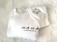 Individuell besticktes Sweatshirt, Mama besticktes Sweatshirt