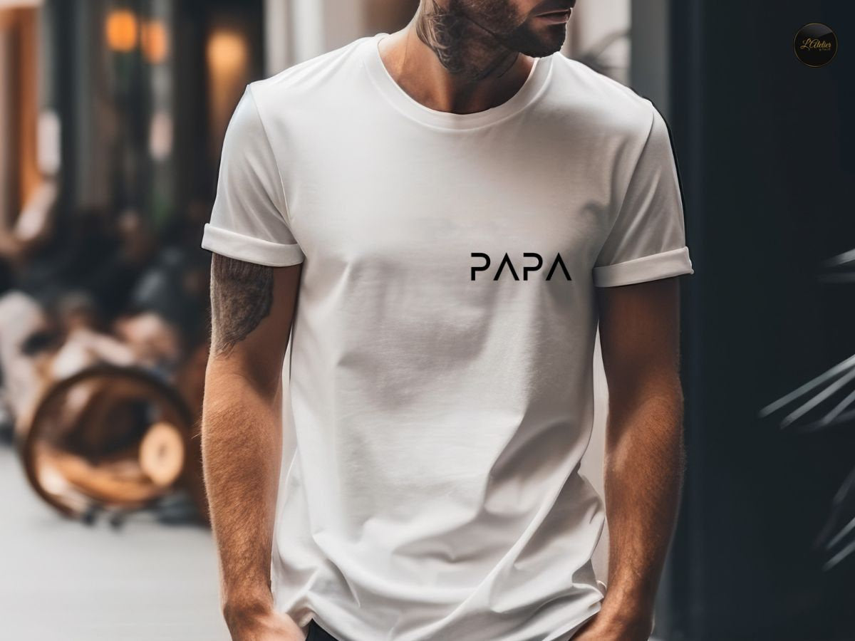 Personalisiertes Papa-Sweatshirt, Papa-T-Shirt, Vatertagsgeschenk, individueller Namens-Papa-Hoodie